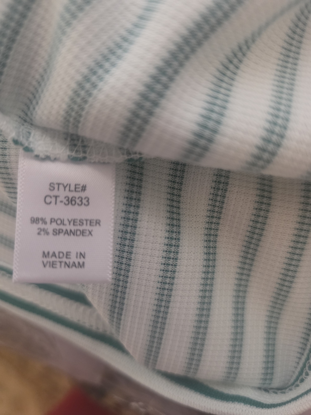 Zenana Outfitters Green & White Striped Wide Leg Pant Set - Picture 6 of 6